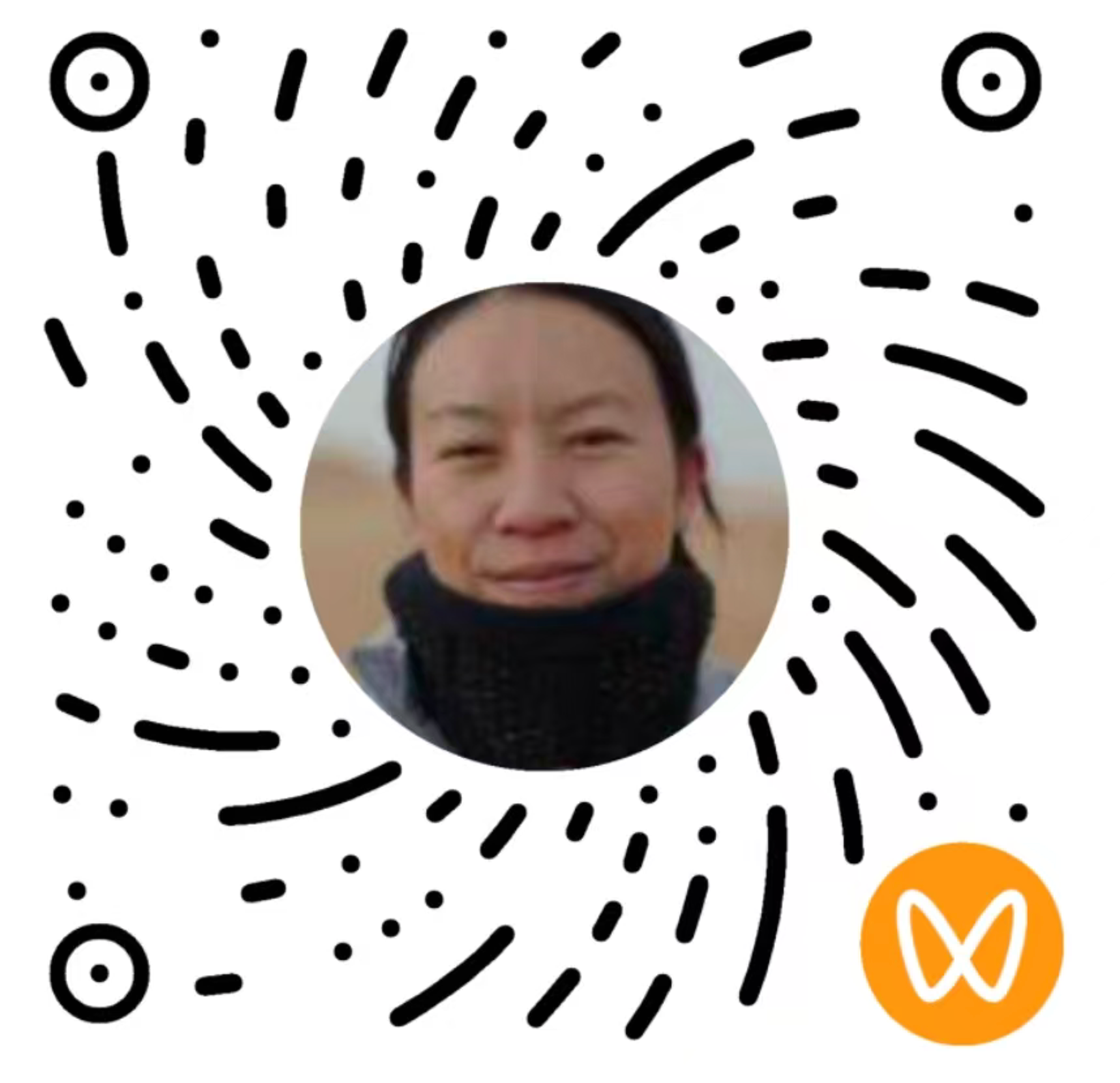 沙漠种树马兰姐视频号二维码